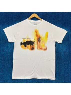 Nine Inch Nails The Downward Spiral Rock White T-Shirt Size Large